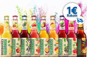 Krombacher Fassbrause Kistenware Rabattaktion 1 Euro - KW 16 und 17 in 2026